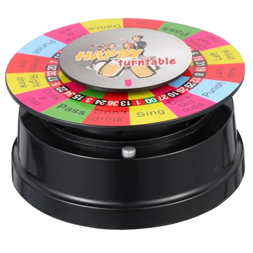 WOONEKY Elektrischer Trinkspiel Drehteller Englisches Partyspiel Langlebiges Robustes Material Einfach zu Bedienen für Ktv und Bar Wiederverwendbares Lustiges Gesellschaftsspiel WOONEKY Elektrischer Trinkspiel Drehteller Englisches Partyspiel Langlebiges Robustes Material Einfach zu Bedienen für Ktv und Bar Wiederverwendbares Lustiges Gesellschaftsspiel von WOONEKY