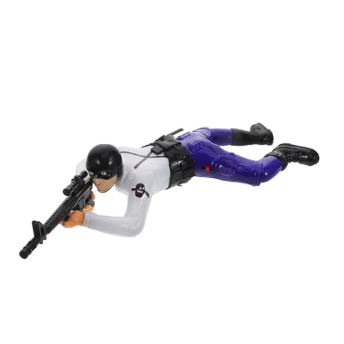 WOONEKY Elektrisches Krabbelspielzeug für Realistische Soldaten Actionfiguren Plastik Männer Spielset ohne Batterie Fördert Kreatives Spiel und Lernen Kompakte Einfach zu Bedienen von WOONEKY