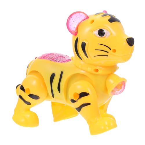 WOONEKY Elektrisches Tigerziehspiel Leuchtend Musikalisch aus Sicherem Kunststoff Cartoon Tiger Modell für Kleinkinder Fördert Hand Auge koordination Zufällige Farbe Zufällige Farbe WOONEKY Elektrisches Tigerziehspiel Leuchtend Musikalisch aus Sicherem Kunststoff Cartoon Tiger Modell für Kleinkinder Fördert Hand Auge koordination Zufällige Farbe Zufällige Farbe von WOONEKY