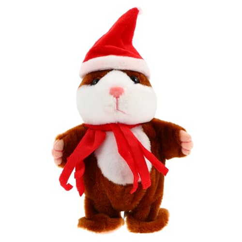 WOONEKY Elektronisches Hamster für Lustiges Plüschspielzeug mit Beweglichem Kopf für Jungen und Lehrreiches Interaktives für Glückliche WOONEKY Elektronisches Hamster für Lustiges Plüschspielzeug mit Beweglichem Kopf für Jungen und Lehrreiches Interaktives für Glückliche von WOONEKY