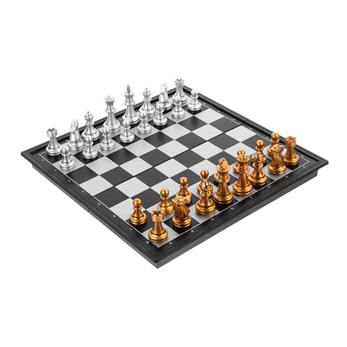 WOONEKY Faltbares Magnetisches Schachspiel Tragbares Schachset für Reisen und Freizeit für Zuhause Büro und Schule Fördert Gedächtnis und Kreativität WOONEKY Faltbares Magnetisches Schachspiel Tragbares Schachset für Reisen und Freizeit für Zuhause Büro und Schule Fördert Gedächtnis und Kreativität von WOONEKY