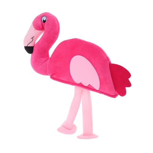 WOONEKY Flamingo Hut für Frauen Tierkostümaccessoires Plüsch Tiermütze für Valentinstag Partys Lustiger Hut für Cosplay Festlichkeiten Bequem Atmungsaktiv WOONEKY Flamingo Hut für Frauen Tierkostümaccessoires Plüsch Tiermütze für Valentinstag Partys Lustiger Hut für Cosplay Festlichkeiten Bequem Atmungsaktiv von WOONEKY
