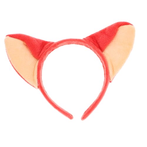 WOONEKY Flauschiges Fuchsohren Stirnband für Cosplay und Partys Haaraccessoire für Mädchen und Jungen für Kostümpartys Halloween Weihnachten und Mehr von WOONEKY