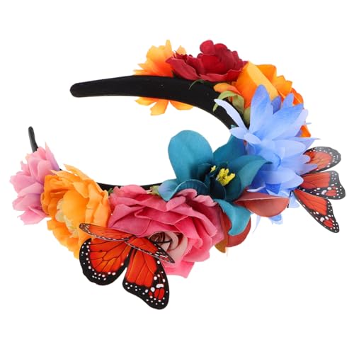 WOONEKY Floral Schmetterling Haarreif Weich Flexibel für Karneval Ball Outdoor Damen Kostüm Zubehör Vielseitig Bequem Festlich WOONEKY Floral Schmetterling Haarreif Weich Flexibel für Karneval Ball Outdoor Damen Kostüm Zubehör Vielseitig Bequem Festlich von WOONEKY