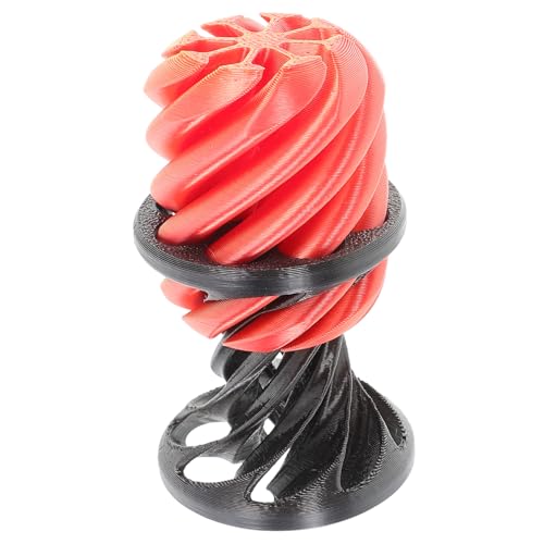 WOONEKY Gedrucktes Spiral Zappelspielzeug für Erwachsene Stressabbauendes Desk Fidget mit Pass Through Funktion Fördert Fingerfertigkeit und Entspannung Modernes Design für Büro und WOONEKY Gedrucktes Spiral Zappelspielzeug für Erwachsene Stressabbauendes Desk Fidget mit Pass Through Funktion Fördert Fingerfertigkeit und Entspannung Modernes Design für Büro und von WOONEKY