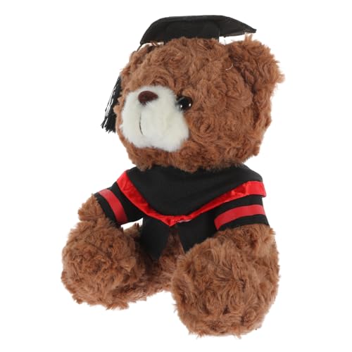 WOONEKY Graduation Plüschbär Doktorhut Kuscheliges Stofftier Adorable Cartoon Bear Doll Perfektes für Abschlussfeier Dekoration Sofa Auto WOONEKY Graduation Plüschbär Doktorhut Kuscheliges Stofftier Adorable Cartoon Bear Doll Perfektes für Abschlussfeier Dekoration Sofa Auto von WOONEKY
