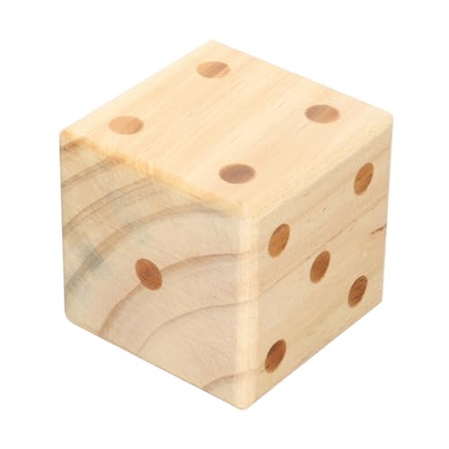WOONEKY Große Holz Würfel Multifunktionale Holz Dice für Spiele Seitiges Design für Partys Handgefertigt Sicher und Leicht zu Transportieren Perfektes Spielzubehör WOONEKY Große Holz Würfel Multifunktionale Holz Dice für Spiele Seitiges Design für Partys Handgefertigt Sicher und Leicht zu Transportieren Perfektes Spielzubehör von WOONEKY