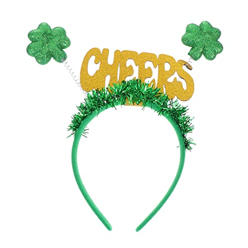 WOONEKY Grünes Haarreif Patrick's Day Party Kopfschmuck Karneval Haarband Kostüm Zubehör für Erwachsene Leichte Langlebige und Komfortable Festdekoration WOONEKY Grünes Haarreif Patrick's Day Party Kopfschmuck Karneval Haarband Kostüm Zubehör für Erwachsene Leichte Langlebige und Komfortable Festdekoration von WOONEKY