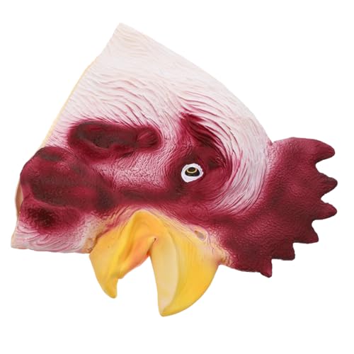 WOONEKY Hahnenmaske, Kostümparty Zubehör, Masken Für Maskenbälle, Masken Für Rollenspiele, Halloween Horrormaske, Halloween Cosplay Maske, Cartoon Maske, Halloween Kostümzubehör, WOONEKY Hahnenmaske, Kostümparty Zubehör, Masken Für Maskenbälle, Masken Für Rollenspiele, Halloween Horrormaske, Halloween Cosplay Maske, Cartoon Maske, Halloween Kostümzubehör, von WOONEKY
