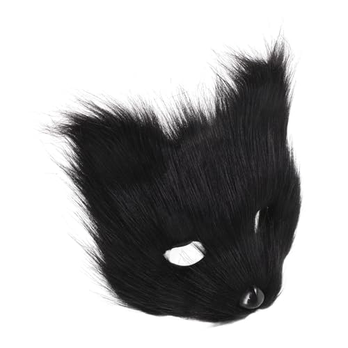 WOONEKY Halbgesichts Fuchsmaskerade Maske Flauschig Weiches Material Halloween Kostüm Party Unisex Cosplay Tiermasken mit Detailreichem Design für Karneval und Themenveranstaltungen WOONEKY Halbgesichts Fuchsmaskerade Maske Flauschig Weiches Material Halloween Kostüm Party Unisex Cosplay Tiermasken mit Detailreichem Design für Karneval und Themenveranstaltungen von WOONEKY
