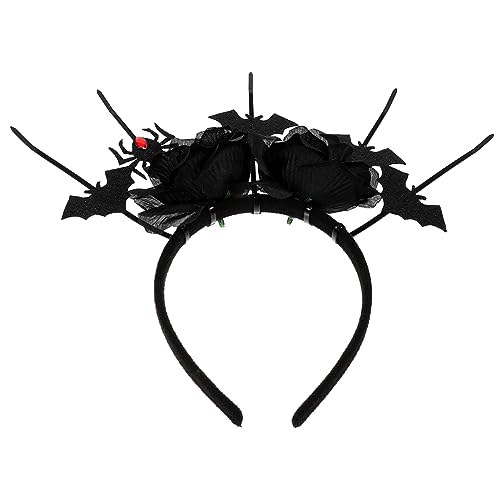 WOONEKY Halloween Haarreif mit Schwarzer und Spinne Dekorativer Stirnband für Damen Komfortabel und Stilvoller Kopfschmuck für Halloween Party Cosplay und Festtagsoutfits WOONEKY Halloween Haarreif mit Schwarzer und Spinne Dekorativer Stirnband für Damen Komfortabel und Stilvoller Kopfschmuck für Halloween Party Cosplay und Festtagsoutfits von WOONEKY