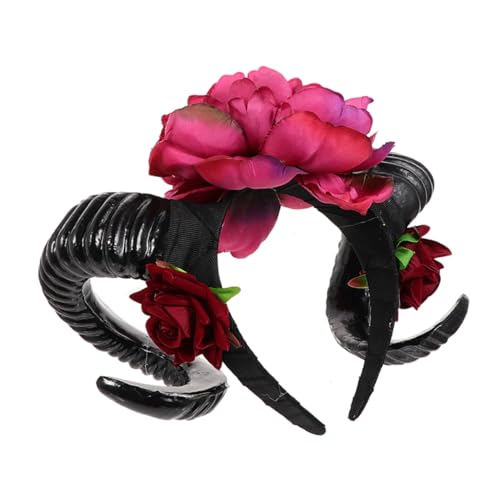 WOONEKY Halloween Haarreif mit Teufelshörnern Dekoratives Kunststoff Stirnband Modisches Accessoire für Halloween Party Karneval Cosplay und Kostümfeiern WOONEKY Halloween Haarreif mit Teufelshörnern Dekoratives Kunststoff Stirnband Modisches Accessoire für Halloween Party Karneval Cosplay und Kostümfeiern von WOONEKY