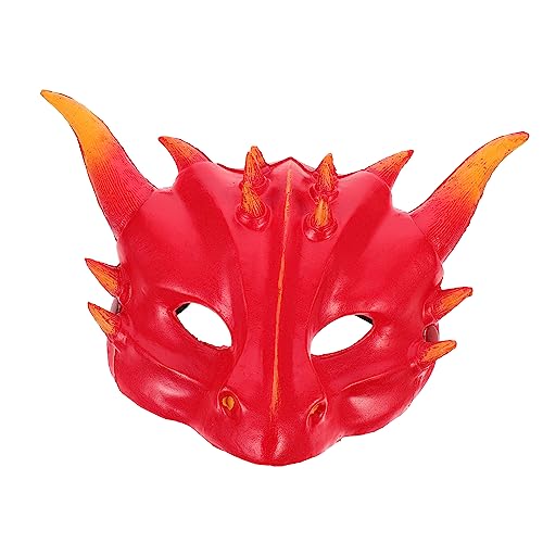 WOONEKY Halloween-Maske halloween masken halloweenmaske Kinderkostüme Drachen Gesichtsmaske für Kinder Kleider Halloween-Karnevalsmaske Party-Maske Dämon Kleidung Japan bilden PU-Material von WOONEKY