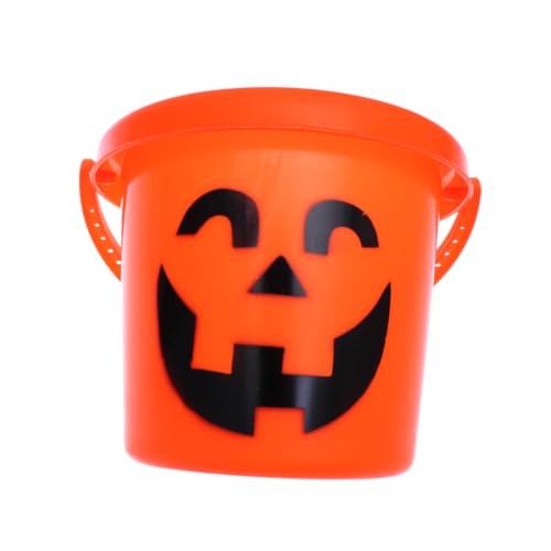 WOONEKY Halloween-Süßigkeiten-Eimer halloween party favors halloween gastgeschenke halloween-deko halloweendeko Halloween-Requisiten dekorativer Kürbiseimer Kürbis Eimer Kürbislaterne von WOONEKY