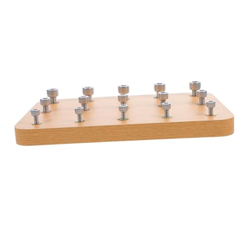 WOONEKY Hand Übungstafel aus Holz Fingertrainer für Hand Auge Koordination Reaktionszeit Training Feinmotorik für Rehabilitation zu Hause und Konzentrationstraining WOONEKY Hand Übungstafel aus Holz Fingertrainer für Hand Auge Koordination Reaktionszeit Training Feinmotorik für Rehabilitation zu Hause und Konzentrationstraining von WOONEKY