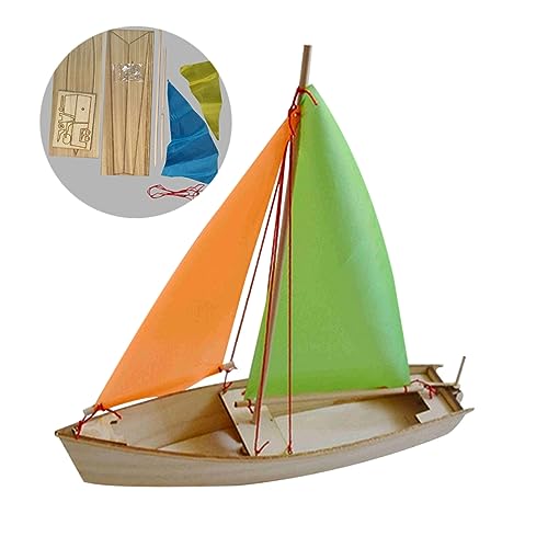 WOONEKY Handgefertigtes Holz Bootsspielzeug DIY Bausatz zum Zusammenbauen Pädagogisches Fördert Feinmotorik und Kreativität Nachhaltiges Material Farblich Sortiert für Zufällige Farbe WOONEKY Handgefertigtes Holz Bootsspielzeug DIY Bausatz zum Zusammenbauen Pädagogisches Fördert Feinmotorik und Kreativität Nachhaltiges Material Farblich Sortiert für Zufällige Farbe von WOONEKY