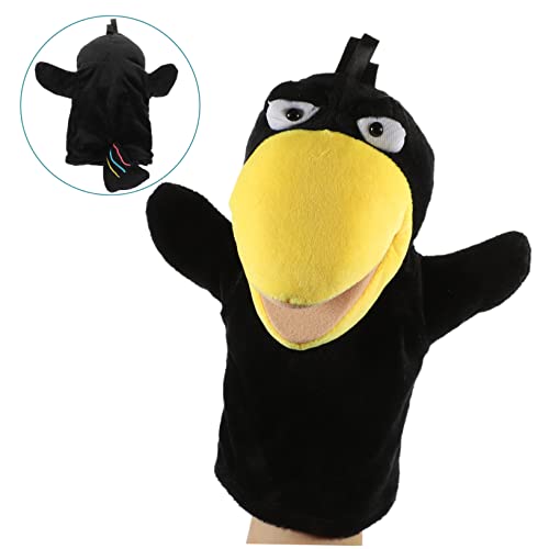 WOONEKY Handpuppe Cartoon Plüsch Tierhandpuppe Waschbar Puppenspiel für Vorschule Eltern Junge Mädchen Interaktion von WOONEKY