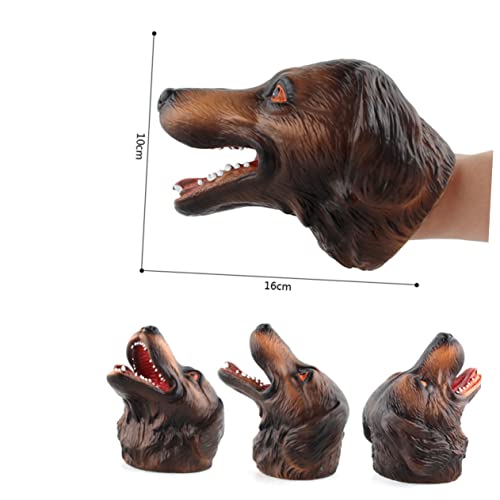 WOONEKY Handpuppe Kunststoff Tierkopf Dachshund Form Weiches Lustiges Accessoire für Rollenspiele und Interaktive Fantasieaktivitäten WOONEKY Handpuppe Kunststoff Tierkopf Dachshund Form Weiches Lustiges Accessoire für Rollenspiele und Interaktive Fantasieaktivitäten von WOONEKY