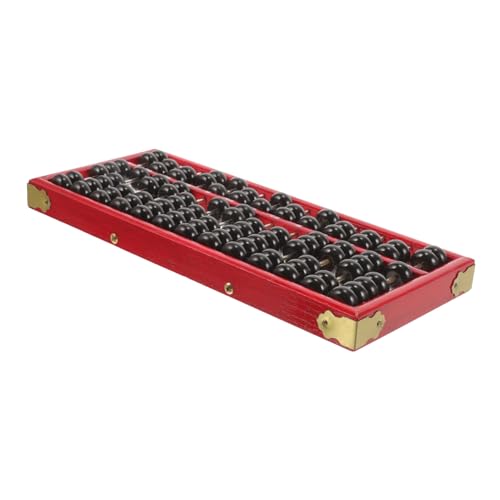 WOONEKY Holz Abacus Perlen Pädagogisches Rechentool für Mathe Lernen für Schule Zuhause von WOONEKY