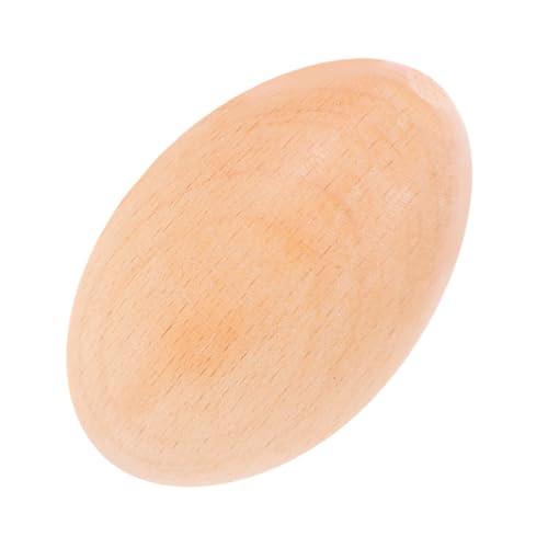 WOONEKY Holz Ei Shaker für Musikalisches zur Frühkindlichen Bildung Ergonomisches Design für Kindergarten und Zuhause aus Hochwertigem Buchenholz für Kleine Hände von WOONEKY