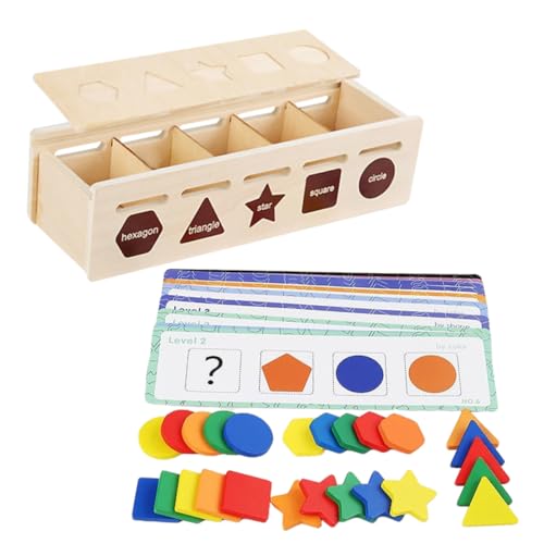 WOONEKY Holz Lernspielzeug für Ab Jahr Farbige Formensortierung zur Feinmotorik Hand Augen Koordination und Kognitiver Entwicklung Pädagogisches für Kleinkinder WOONEKY Holz Lernspielzeug für Ab Jahr Farbige Formensortierung zur Feinmotorik Hand Augen Koordination und Kognitiver Entwicklung Pädagogisches für Kleinkinder von WOONEKY