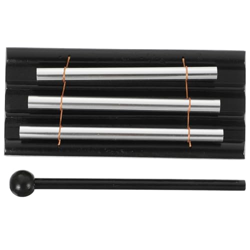 WOONEKY Holz Metall Klangspiel mit Schlägel Musikalisches Percussion Instrument für Meditation Yoga und Unterricht Tragbar Leicht und Einfach zu Bedienen von WOONEKY