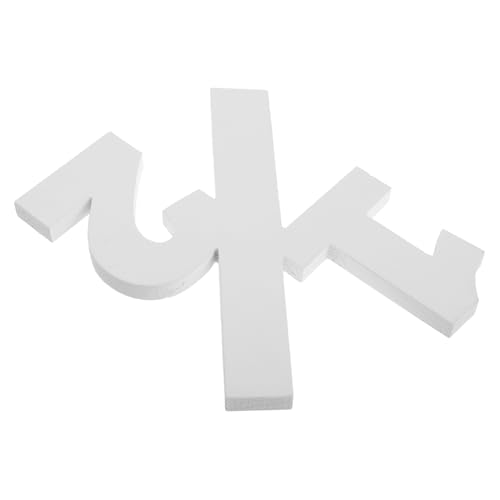 WOONEKY Holz Zahlen Unfertige Zahlen für Babygeburtstagsfeier Dekorative Tischdeko DIY Fotorequisiten Elegante Holzdekoration für Kinderpartys WOONEKY Holz Zahlen Unfertige Zahlen für Babygeburtstagsfeier Dekorative Tischdeko DIY Fotorequisiten Elegante Holzdekoration für Kinderpartys von WOONEKY