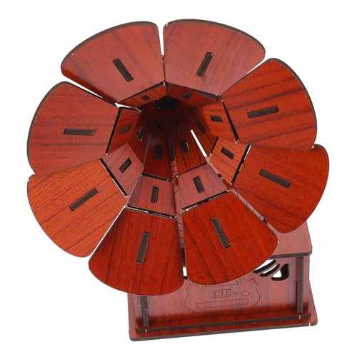 WOONEKY Holzpuzzle Gramophon Modell Bausatz ohne Kleber Kinderfreundlich Glatte Oberfläche Pädagogisches für Jungen und Mädchen Dekoratives DIY Lernspielzeug für Kreativität und von WOONEKY