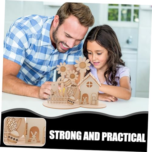 WOONEKY Holzpuzzle Ostern DIY Lernspielzeug mit Bunny Sonnenblume Haus Pädagogisch Motorikfördernd für Kleinkinder Jahre Glatte Oberfläche Spielerisch Eltern Junge Mädchen Kommunikation WOONEKY Holzpuzzle Ostern DIY Lernspielzeug mit Bunny Sonnenblume Haus Pädagogisch Motorikfördernd für Kleinkinder Jahre Glatte Oberfläche Spielerisch Eltern Junge Mädchen Kommunikation von WOONEKY