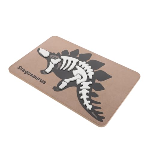 WOONEKY Holzpuzzle Stegosaurus Dinosaurier Skelett Lernspielzeug für Jahre Abnehmbar Kreatives Archäologie zur Kognitiver Fähigkeiten von WOONEKY