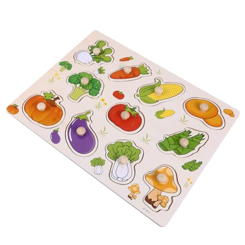 WOONEKY Holzpuzzle für Kleinkinder Ab Jahren Jigsaw Lernspielzeug Kreatives Holz Puzzle Fördert Denkvermögen Beobachtung und Ausdauer Pädagogisches Geschenk für Jungen und Mädchen von WOONEKY