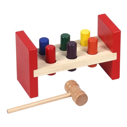 WOONEKY Lernspielzeug Aus Holz Für Kleinkinder Hammerspielzeug Mit Schlagspielzeug Für Frühes Lernen WOONEKY Lernspielzeug Aus Holz Für Kleinkinder Hammerspielzeug Mit Schlagspielzeug Für Frühes Lernen von WOONEKY