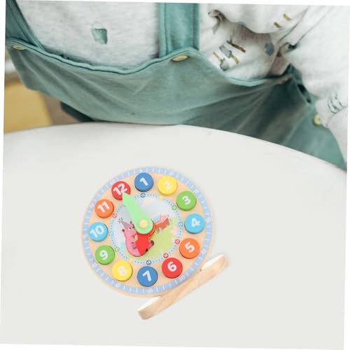 WOONEKY Holzspielzeug Lernuhr für Kognitives Uhr Lernmodell Robustes Montessori Zahlenpuzzle zur Logikförderung Fördert Hand Auge koordination Sichere Holzmaterialien WOONEKY Holzspielzeug Lernuhr für Kognitives Uhr Lernmodell Robustes Montessori Zahlenpuzzle zur Logikförderung Fördert Hand Auge koordination Sichere Holzmaterialien von WOONEKY