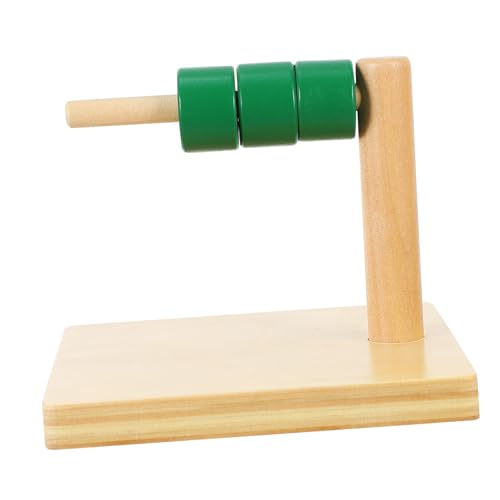 WOONEKY Holzspielzeug Säulenspiel Montessori Lernspielzeug für Denkvermögen Hand Augen Koordination Räumlichem Denken und Selbstständigkeit Geeignet für Kleinkinder von WOONEKY