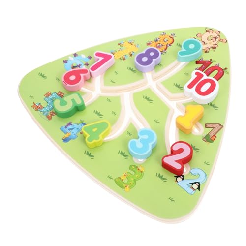 WOONEKY Holzspielzeug Zahlen Labyrinth Interaktives Lernspielzeug für Feinmotorik Hand Augen koordination Pädagogisches Montessori Jungen Mädchen Ab Jahren WOONEKY Holzspielzeug Zahlen Labyrinth Interaktives Lernspielzeug für Feinmotorik Hand Augen koordination Pädagogisches Montessori Jungen Mädchen Ab Jahren von WOONEKY