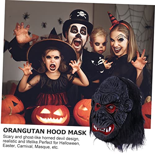 WOONEKY Horror Gesichtsmaske Gorilla Kopf Halloween Maske mit Offenem Mund Gruselig für Kostümparty Karneval und Maskerade Erwachsene WOONEKY Horror Gesichtsmaske Gorilla Kopf Halloween Maske mit Offenem Mund Gruselig für Kostümparty Karneval und Maskerade Erwachsene von WOONEKY