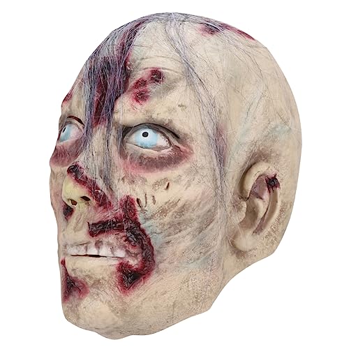 WOONEKY Horror Zombie Kopf Halloween Kostüm Gruselig Leicht Tragbar Für Halloween Karneval Cosplay Party WOONEKY Horror Zombie Kopf Halloween Kostüm Gruselig Leicht Tragbar Für Halloween Karneval Cosplay Party von WOONEKY
