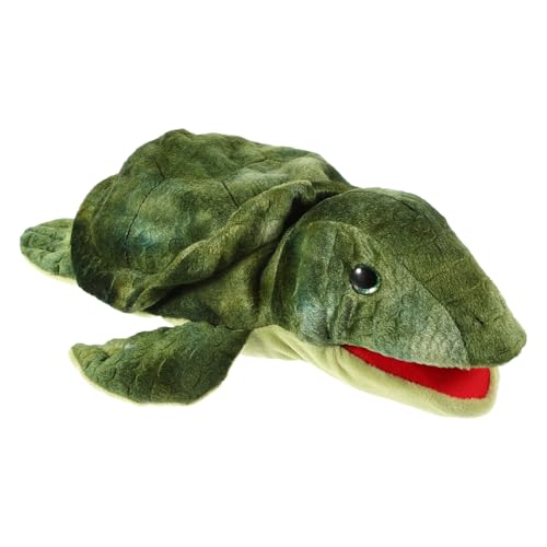WOONEKY Interaktive Schildkröte Handpuppe Lustiges Puppenspielzeug für Geschichtenerzählen und Rollenspiele aus Weichem für Vorschule und Kreative Aktivitäten von WOONEKY