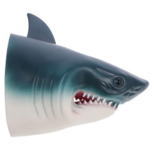 WOONEKY Interaktive Shark Handpuppe aus Weichem Material Kindgerechtes Tier Handspielzeug für Fantasievolles Geschichtenerzählen Fördert Kreativität und Eltern Junge Mädchen Kommunikation von WOONEKY