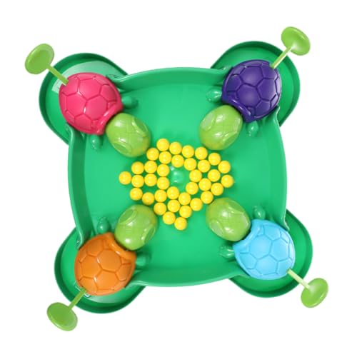 WOONEKY Interaktives Schildkröten Brettspiel für Bunten Bohnen Pädagogisches Familienspiel für Jungen und Mädchen Fördert Beobachtung und Schnelle Reaktionen von WOONEKY