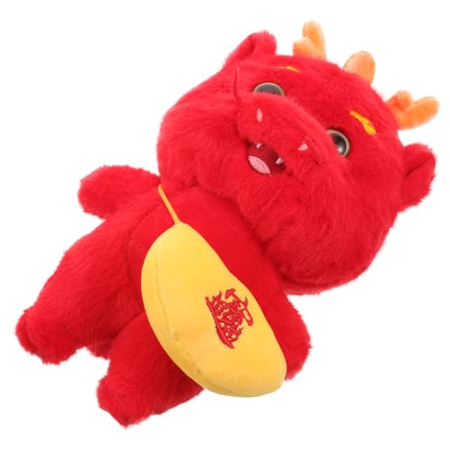 WOONEKY Jahr des Drachen Plüschfigur Traditional Kostüm Drache Stofftier Glücksbringer Tischdeko für Familie und Freunde WOONEKY Jahr des Drachen Plüschfigur Traditional Kostüm Drache Stofftier Glücksbringer Tischdeko für Familie und Freunde von WOONEKY