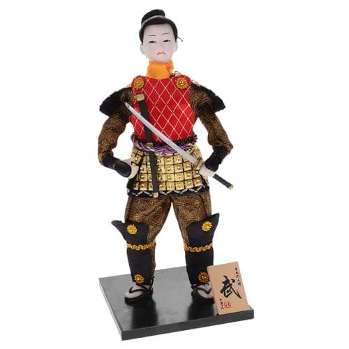 WOONEKY Japanische Samurai-Puppe Tischdeko Im Traditionellen Stil Handgefertigtes Ornament Für Zuhause Und Feiertage WOONEKY Japanische Samurai-Puppe Tischdeko Im Traditionellen Stil Handgefertigtes Ornament Für Zuhause Und Feiertage von WOONEKY