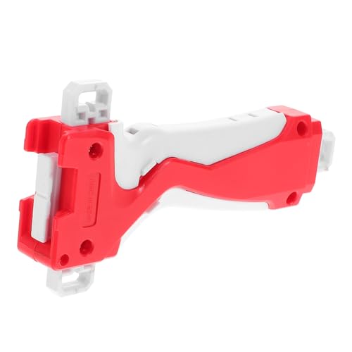 WOONEKY Kampfkreisel Launcher mit Griff für Rot Strategischer Schnur Launcher für Aufregende Spiele der Burst Gyro Kompatibel mit Verschiedenen Zubehörteilen Langlebig und Zuverlässig von WOONEKY
