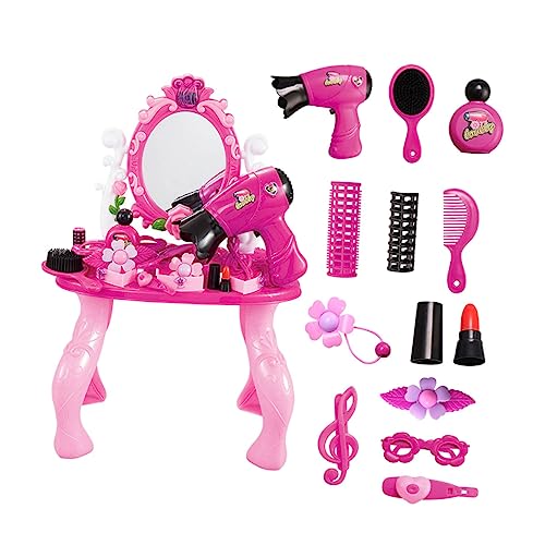 WOONEKY Kasten Beauty-Kosmetik-Spielzeug Mädchenspielzeug Kinder schminkset Spielzeug für Haarwerkzeuge Spielzeug für Kinder Spielzeuge Prinzessin Spielzeug kosmetisches Spielzeug bilden von WOONEKY
