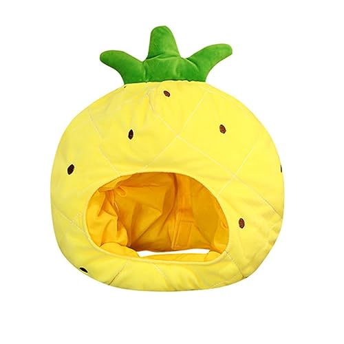 WOONEKY Kawaii Ananas Hut Lustige Frucht Kopfbedeckung Cosplay Accessoire für Partys Fotos Leicht Bequem für Geburtstagsfeiern Halloween Kostümpartys WOONEKY Kawaii Ananas Hut Lustige Frucht Kopfbedeckung Cosplay Accessoire für Partys Fotos Leicht Bequem für Geburtstagsfeiern Halloween Kostümpartys von WOONEKY