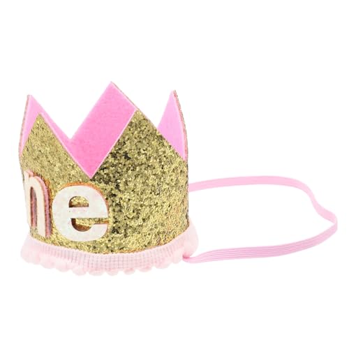 WOONEKY Kindergeburtstag Krone Stirnband Buchstaben Haarreif Komfortabel Sicher für Party Dekoration Zubehör WOONEKY Kindergeburtstag Krone Stirnband Buchstaben Haarreif Komfortabel Sicher für Party Dekoration Zubehör von WOONEKY