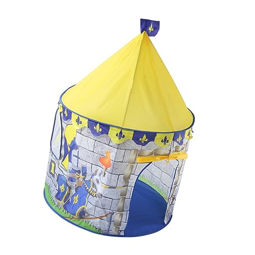 WOONEKY Kinderspielzelt Tragbares Spielhaus für Drinnen und Draußen Wasserfest Einfach Aufzubauen für Mädchen und Jungen Fördert Kreativität und Fantasie Gelb WOONEKY Kinderspielzelt Tragbares Spielhaus für Drinnen und Draußen Wasserfest Einfach Aufzubauen für Mädchen und Jungen Fördert Kreativität und Fantasie Gelb von WOONEKY