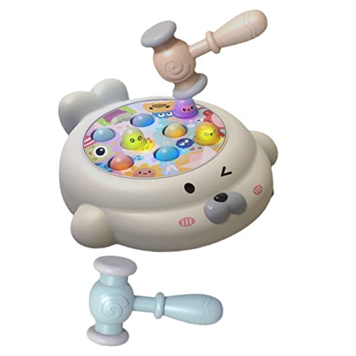 WOONEKY Kinderspielzeug Hammerspiel für Jahre Pädagogisches Buntes Klopfspiel mit Hämmern Fördert Hand Auge koordination und Konzentration Interaktives Lernspiel für Kleinkinder von WOONEKY
