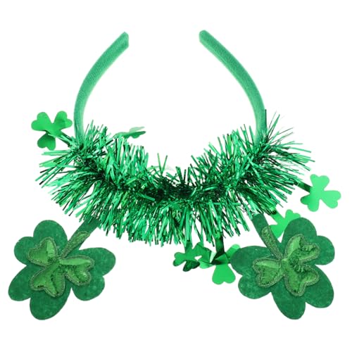 WOONEKY Kleeblatt Haarschmuck für Mädchen Grünes Stirnband für Patrick's Day Stylisches Festival Accessoire für Partys und Feiern Leicht und Bequem Vielseitig Einsetzbar WOONEKY Kleeblatt Haarschmuck für Mädchen Grünes Stirnband für Patrick's Day Stylisches Festival Accessoire für Partys und Feiern Leicht und Bequem Vielseitig Einsetzbar von WOONEKY