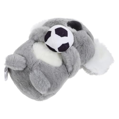 WOONEKY Koala Plüschtier mit Grünem Weiches Kuscheltier Langlebige Plüschpuppe Dekoratives Stofftier für Wohnzimmer Schlafzimmer Geschenkidee für Freunde und Familie von WOONEKY